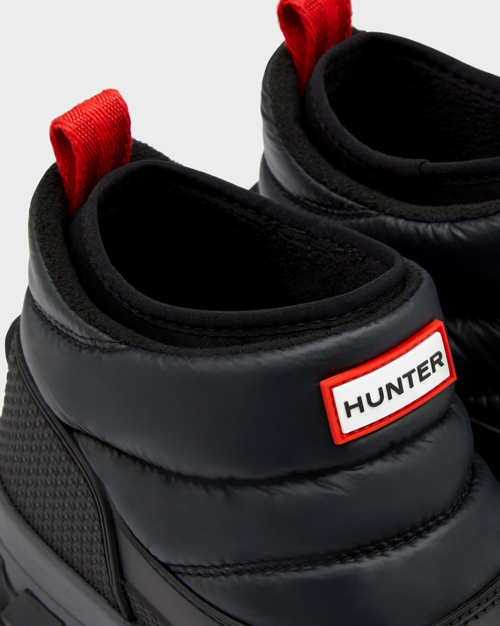 Botas De Neve Hunter Feminina Pretas - Original Insulated Ankle - 82UMZLBVC
